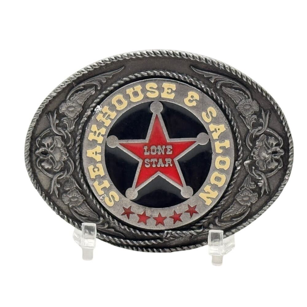 Siskiyou Buckle Co., Inc. Texas Fire House and Saloon Lone Star Western Belt